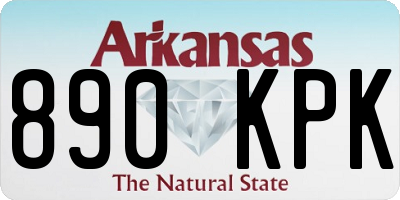 AR license plate 890KPK