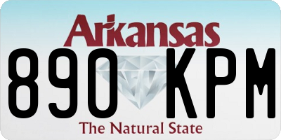 AR license plate 890KPM