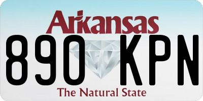 AR license plate 890KPN