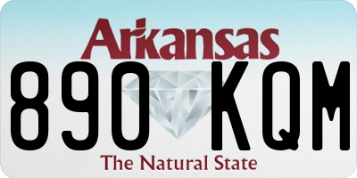 AR license plate 890KQM