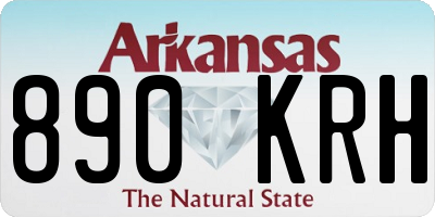 AR license plate 890KRH
