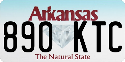 AR license plate 890KTC