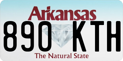 AR license plate 890KTH