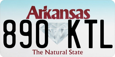 AR license plate 890KTL