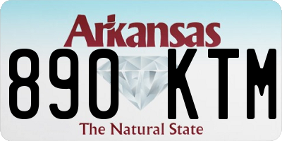 AR license plate 890KTM