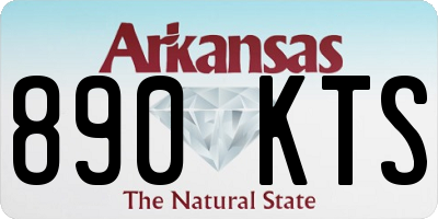 AR license plate 890KTS