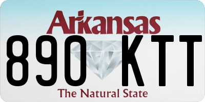 AR license plate 890KTT