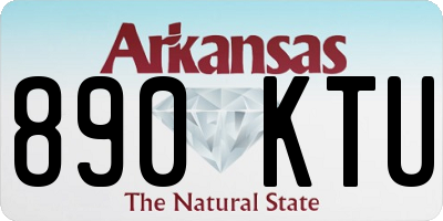 AR license plate 890KTU