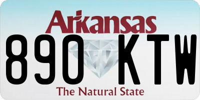 AR license plate 890KTW