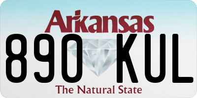 AR license plate 890KUL