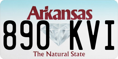 AR license plate 890KVI