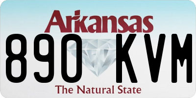 AR license plate 890KVM