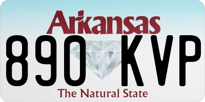 AR license plate 890KVP