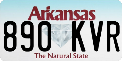 AR license plate 890KVR