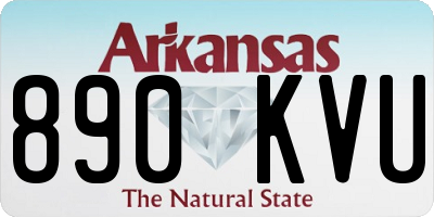 AR license plate 890KVU