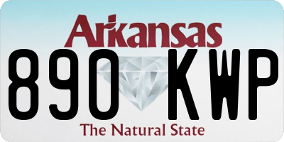 AR license plate 890KWP