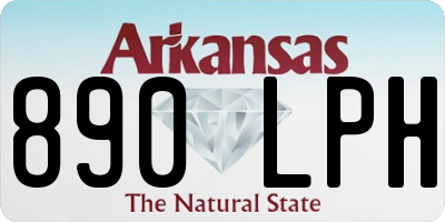 AR license plate 890LPH