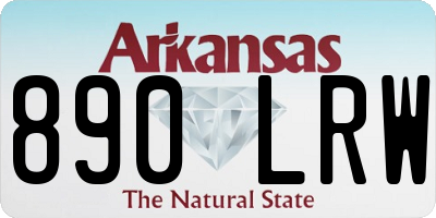 AR license plate 890LRW