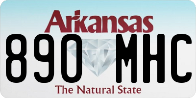 AR license plate 890MHC