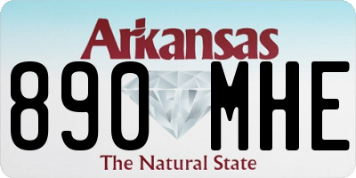 AR license plate 890MHE