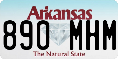 AR license plate 890MHM