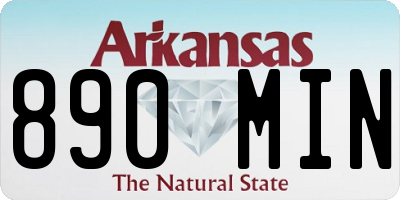 AR license plate 890MIN