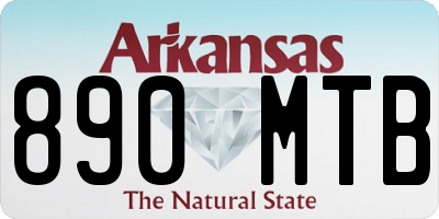 AR license plate 890MTB