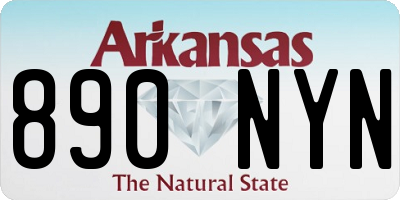 AR license plate 890NYN