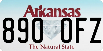 AR license plate 890OFZ