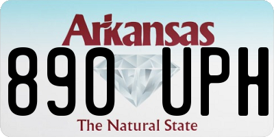 AR license plate 890UPH