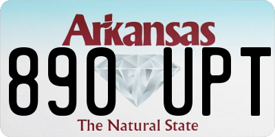 AR license plate 890UPT