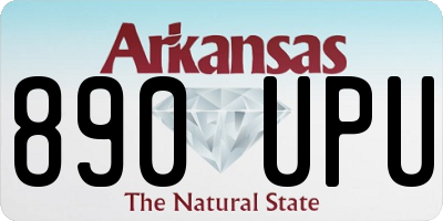 AR license plate 890UPU