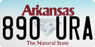AR license plate 890URA