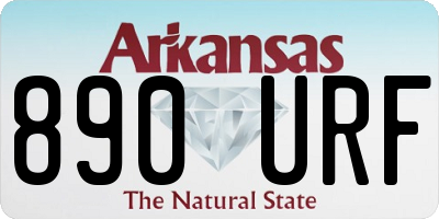 AR license plate 890URF