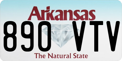AR license plate 890VTV