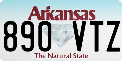 AR license plate 890VTZ