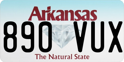AR license plate 890VUX