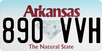 AR license plate 890VVH
