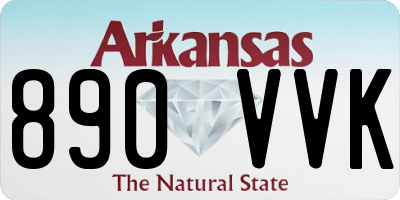 AR license plate 890VVK