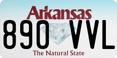 AR license plate 890VVL