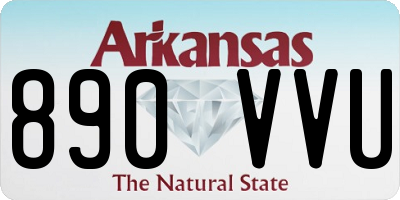 AR license plate 890VVU