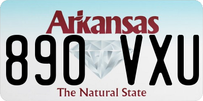 AR license plate 890VXU