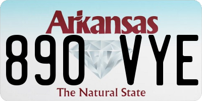 AR license plate 890VYE