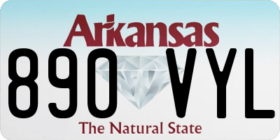 AR license plate 890VYL