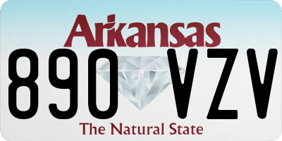 AR license plate 890VZV