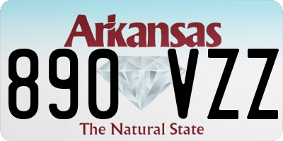 AR license plate 890VZZ