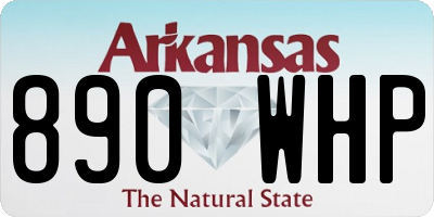 AR license plate 890WHP
