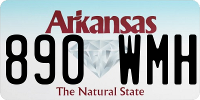 AR license plate 890WMH