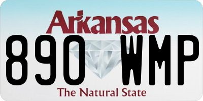 AR license plate 890WMP