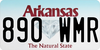 AR license plate 890WMR
